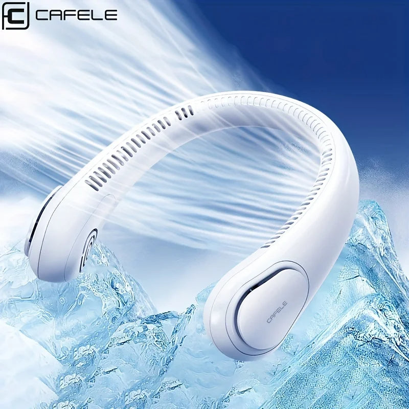 Portable Neck Fan Wearable Bladeless Fan Sound-off Air
