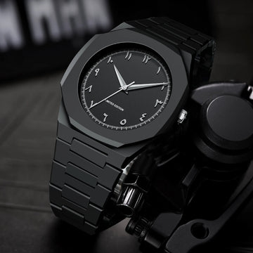 Middle East Arabic Digital Plastic Strap Quartz Men's Watch