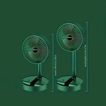 Stand Fan, 6 Inch Folding Portable Telescopic Floor